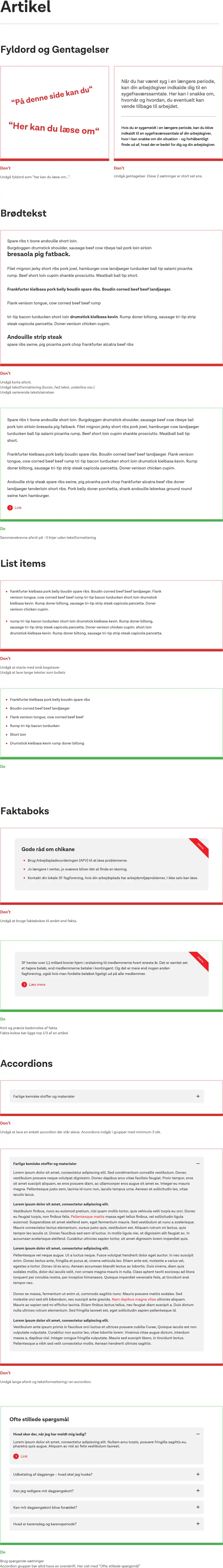 Illustration af artikler